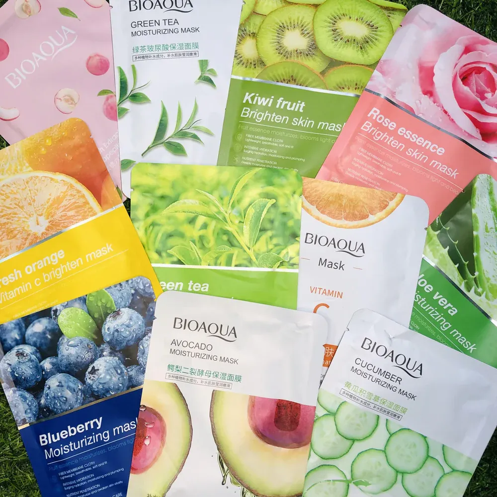 Buy Whitening Face Sheet Mask Set of 6 Assorted Flavors  Hydrating  Brightening Skincare Mask Pack for Radiant Skin Online - BEENet Store