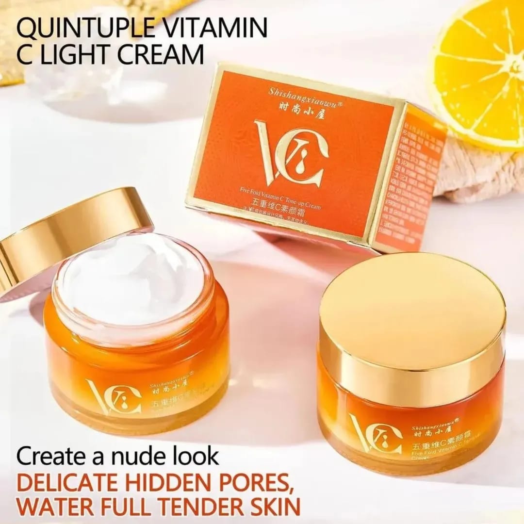 Buy VC FiveFold Vitamin C ToneUp Cream  Brightening  Hydrating Facial Daily Moisturizer Online - BEENet Store