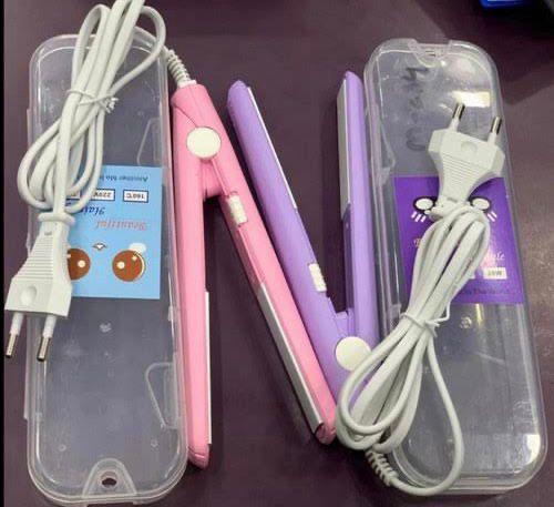 Buy Mini Portable Hair Straightener Without Box  Compact Travel Ceramic Flat Iron for Quick TouchUps Online - BEENet Store