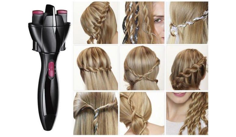Buy Automatic Hair Twister  Curler Device  Quick Electric Hair Braiding  Styling Tool for Women Online - BEENet Store