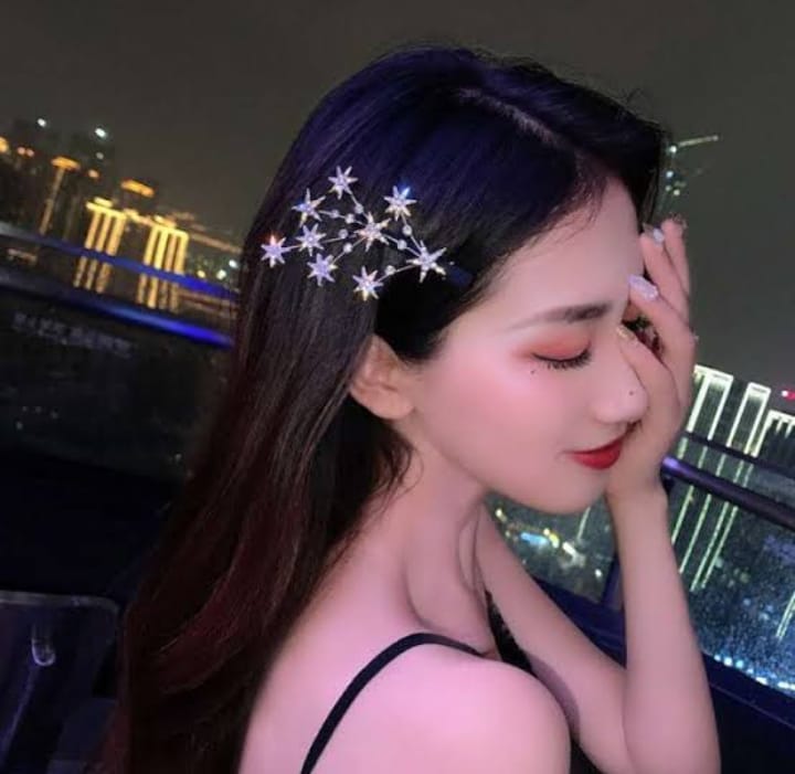 Buy Pack of 2 Korean Star Hair Pins for Women  Girls  Minimalist Metal Hair Clips  Accessories Online - BEENet Store