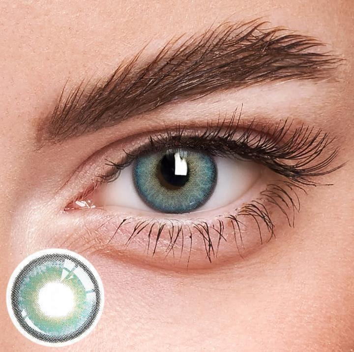 Buy Aqua Green Soft Colored Contact Lenses Online - BEENet Store