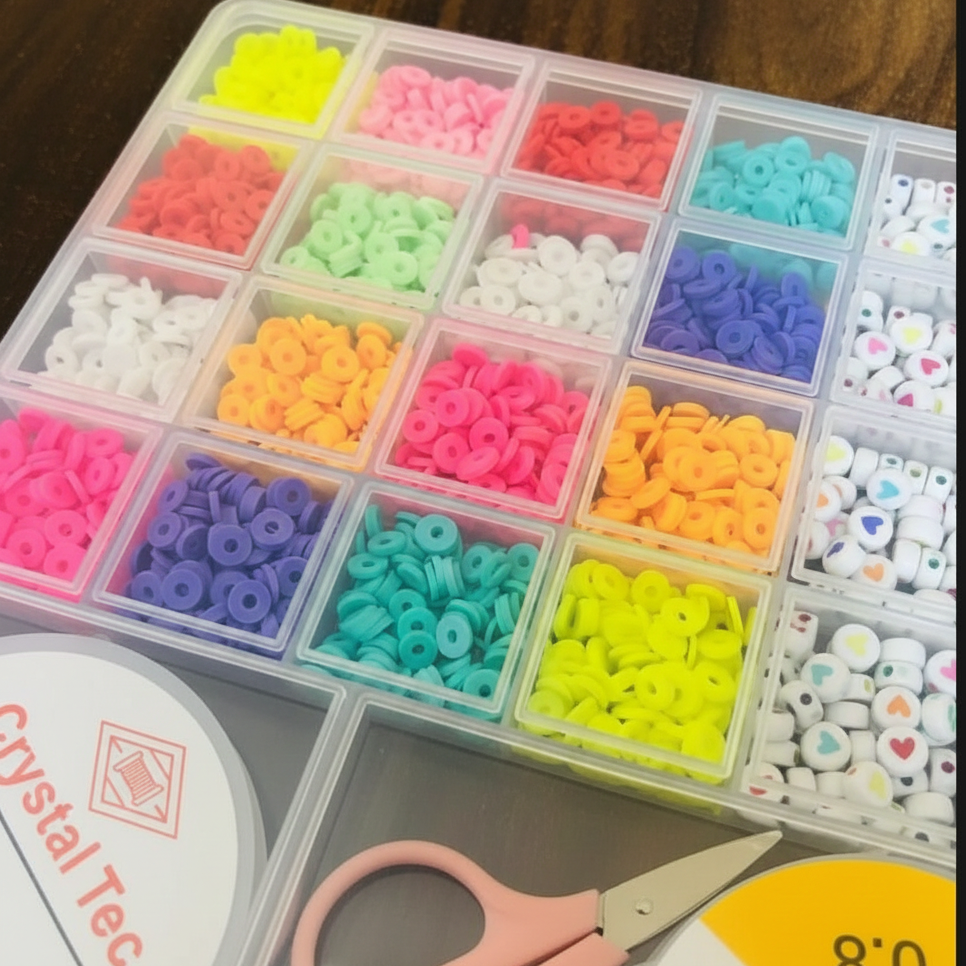 Buy DIY Colorful Beads Set with Storage Box  Jewelry Making Kit Online - BEENet Store