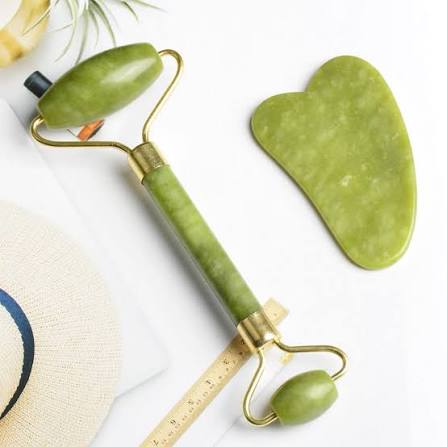 Buy Flawless Jade Roller With Guasha Stone Marble Stone Stimulates healthier skin  Skin Care Jade Roller Online - BEENet Store