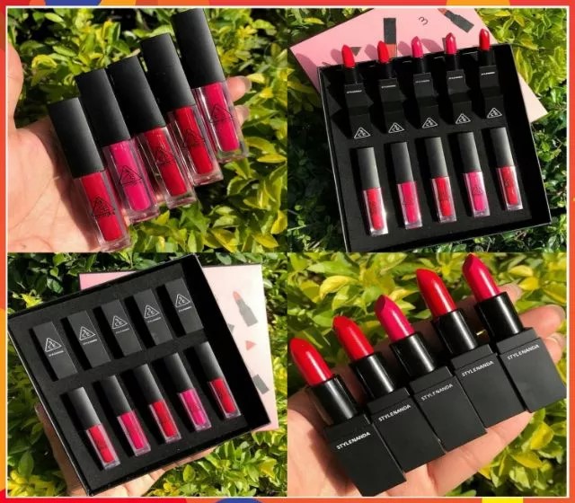 Buy 3CE 10Piece Lipstick And Lip Tint  Cosmetic Product Designed For Lip Makeup And Daily Beauty Routine Mix Color Online - BEENet Store