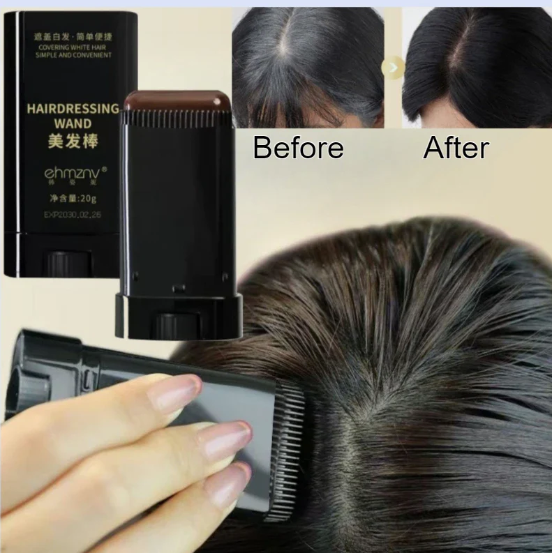 Buy Hairdressing Dye Hairdressing Wand Instant Root TouchUp  Black Online - BEENet Store
