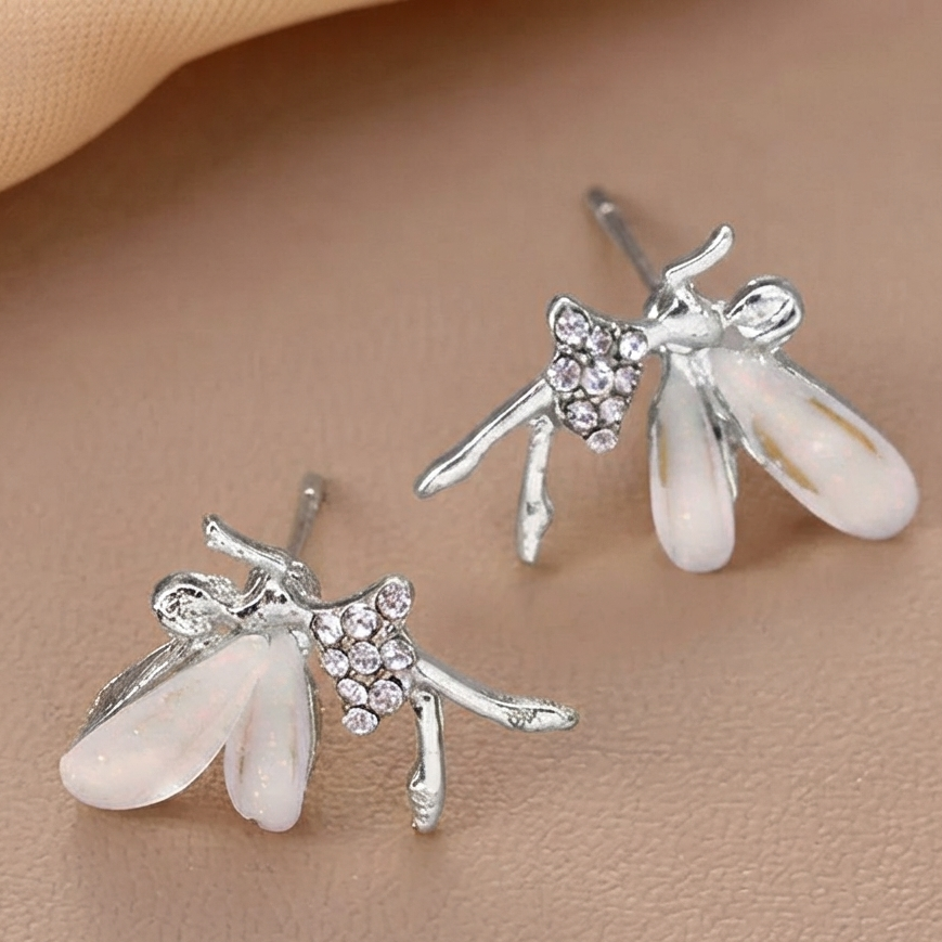 Buy Korean Golden Fairy Stud Earrings  Minimalist Everyday Outfit Jewelry Online - BEENet Store